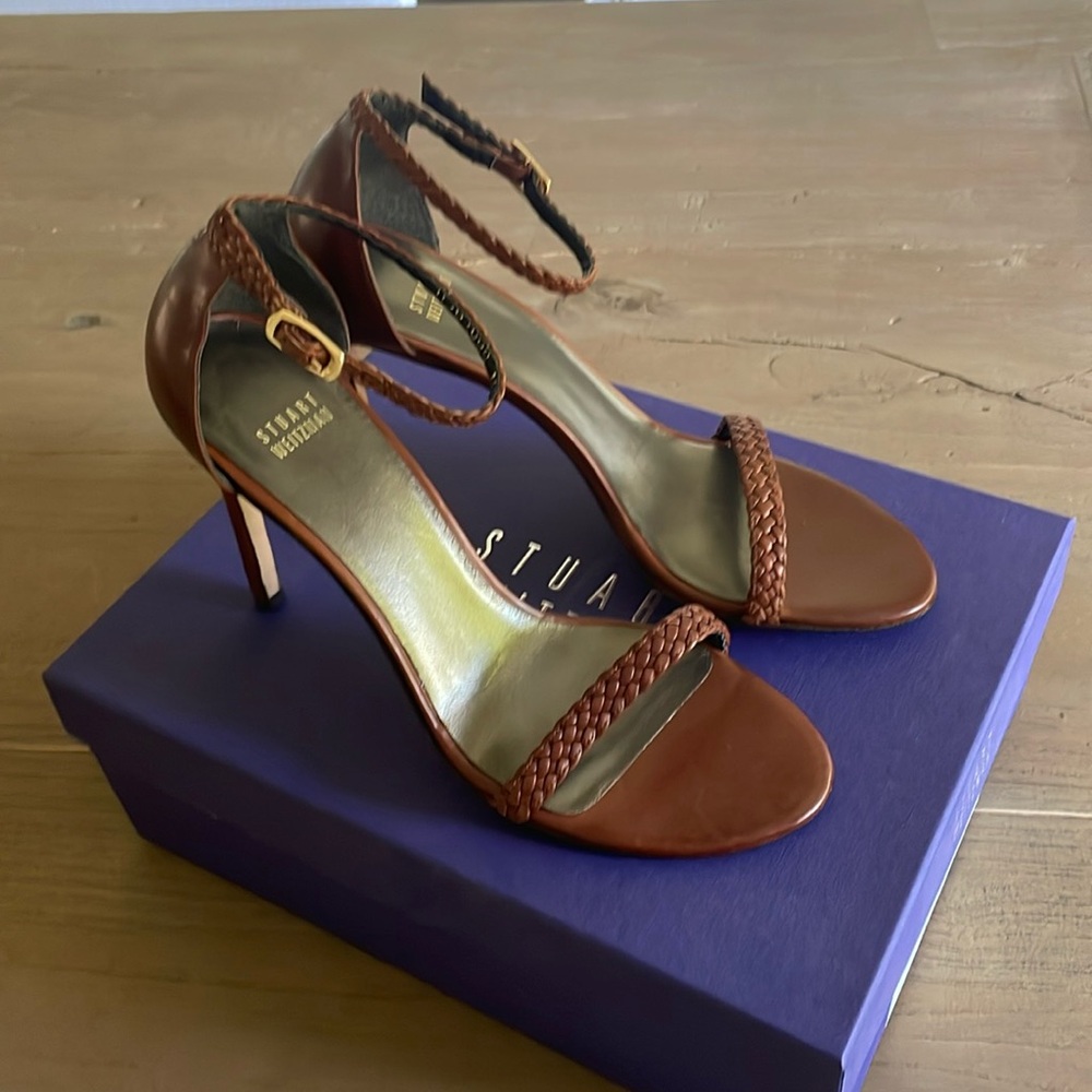Stuart Weitzman Barebraid heels